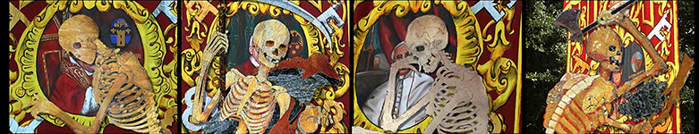 Valletta, Banner, Papst-Portraits